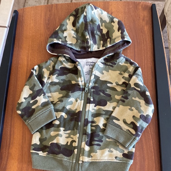 Garanimals 3 to 6 months baby camouflage jacket/hoodie/coat - Picture 2 of 13